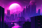 Anime Cityscape Urban Nights