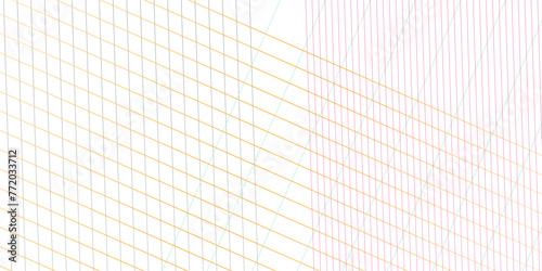 Abstract colorful stroke lines and geometric design and modern grid background . Beautiful turquoise tulle fabric on colorful line background .digital frequency track equalizer vector illustration .