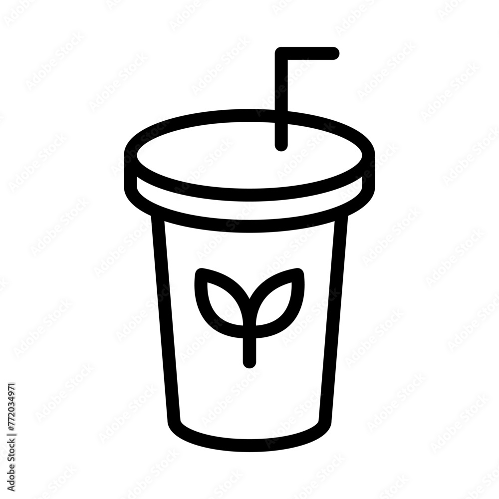 Reusable glass icon Reusable glass icon