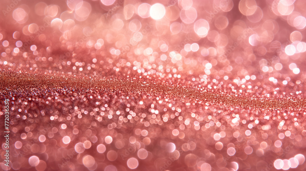 Rose gold glitter bokeh texture background image Rose gold glitter bokeh texture background image