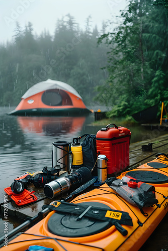 Essential Gear Preparation Guide for Adventurous Kayak Camping © Leon