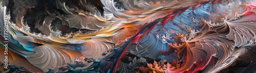 Quantum mechanics unfold in an abstract tapestry photo