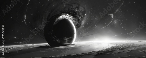 The minimalist beauty of a supermassive black hole photo