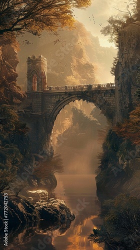 The serene beauty of ancient ruins a bridge between epochs