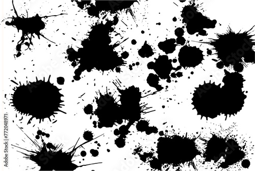 splash of paint or ink background texture