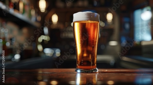 A cold, delicious glass of beer is what you need after a hot day at work. Generative AI