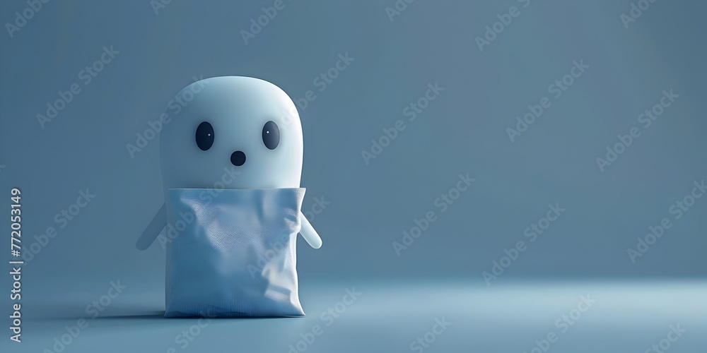 a simple and adorable desiccant packet character designed to absorb unwanted moisture and provide safeguarding a simple and adorable desiccant packet character designed to absorb unwanted moisture and provide safeguarding