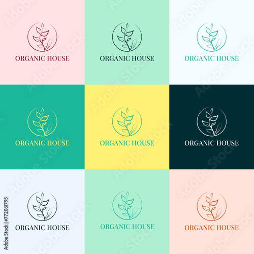 a generic, outdated beauty product logo