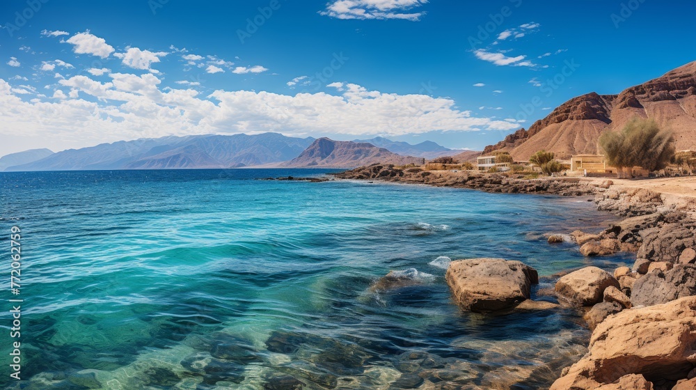 Travel Azure Waters of the Red Sea Coastline 