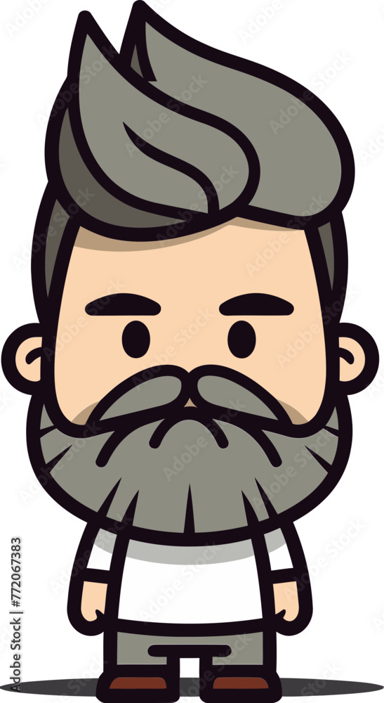 Portraying Male Authenticity Vibrant Vector Art Portraying Male Authenticity Vibrant Vector Art