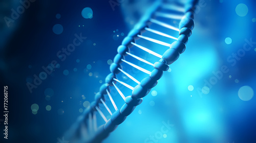 blue spiral gene on background