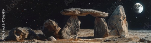 Ancient dolmens reimagined as interstellar navigation markers photo