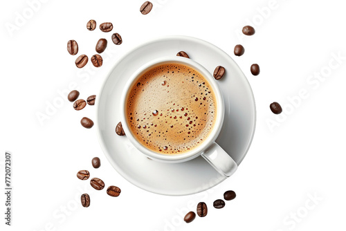 Coffee isolated on transparent background