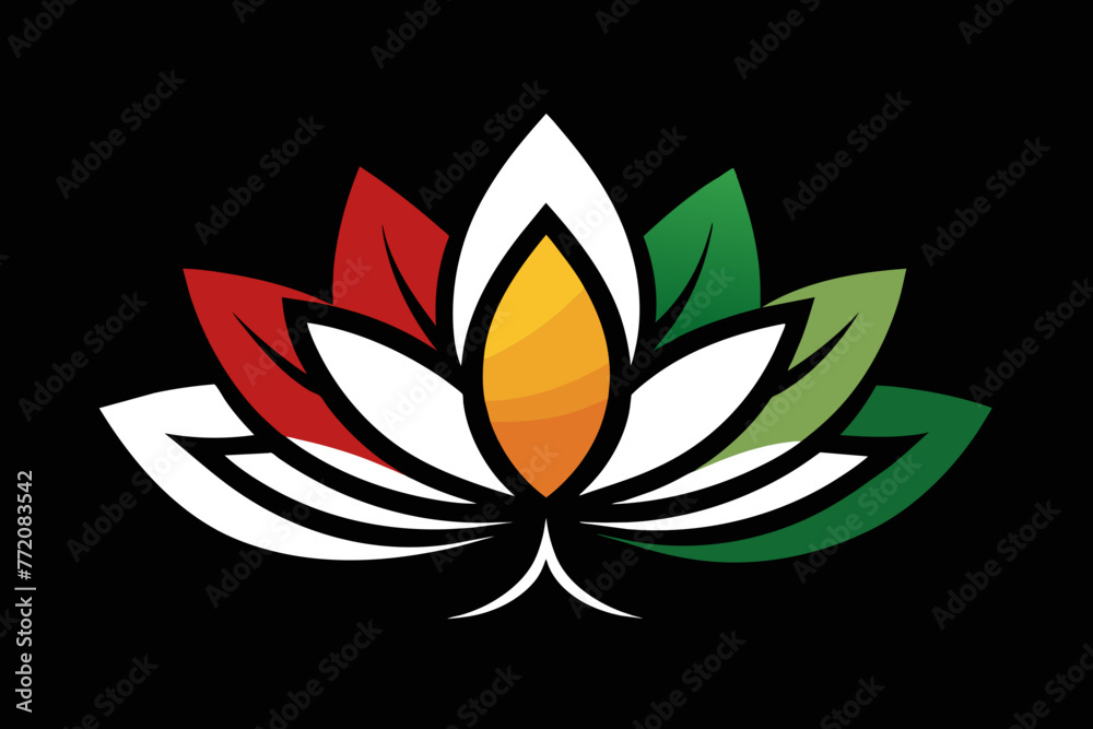 color  Maple Lotus Icon 