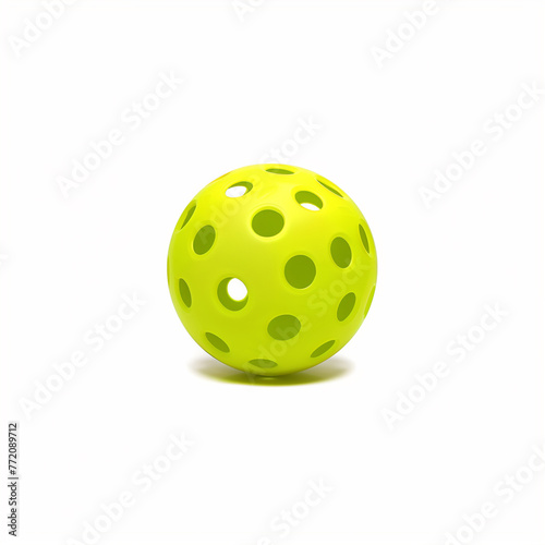 pickleball isolated on a white background