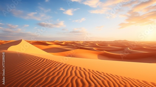 Golden Sands of the Sahara Desert © Media Srock