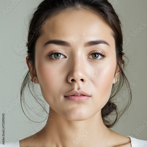 the face of a beautiful woman_06_Generative AI