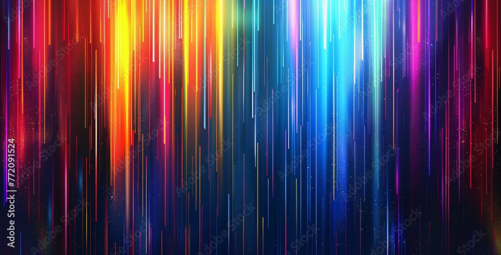 Colorful Rainbow Blur A Vibrant, Monthly-Inspired Artwork Generative AI