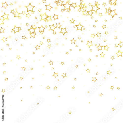 Christmas stars vector overlay.