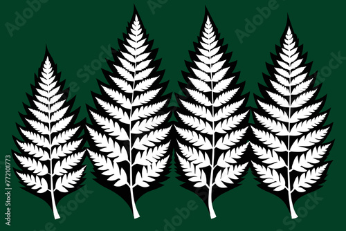 Maple Fern Vector color 
