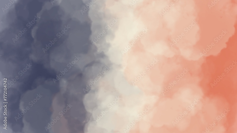 watercolor abstract beautiful background of pins and blue. best for templates, presentations and greeting cards