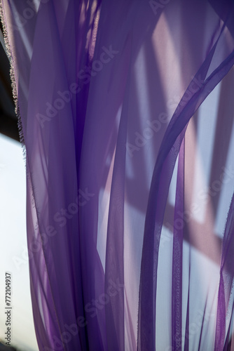 Lavender drapes in a breeze photo