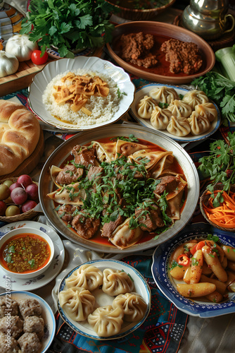 A Feast of Authentic Kazakhstani Delicacies: Beshbarmak, Manty, Astyk-Ty and More