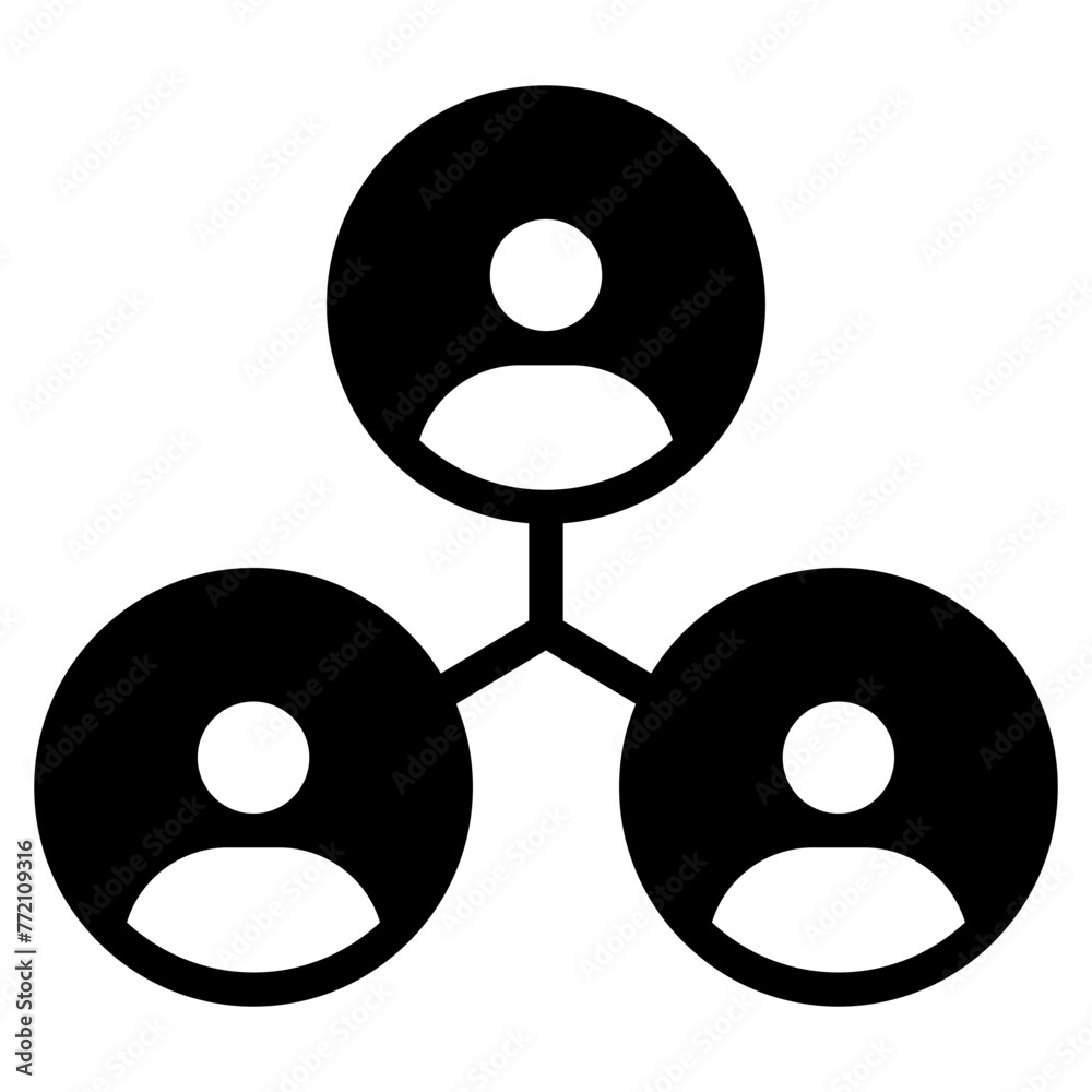 thrid party, team, group icon thrid party, team, group icon