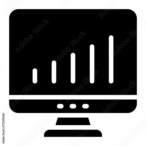 Dashboard admin icon. User panel template, data analysis, agency, graph, business linear sign.