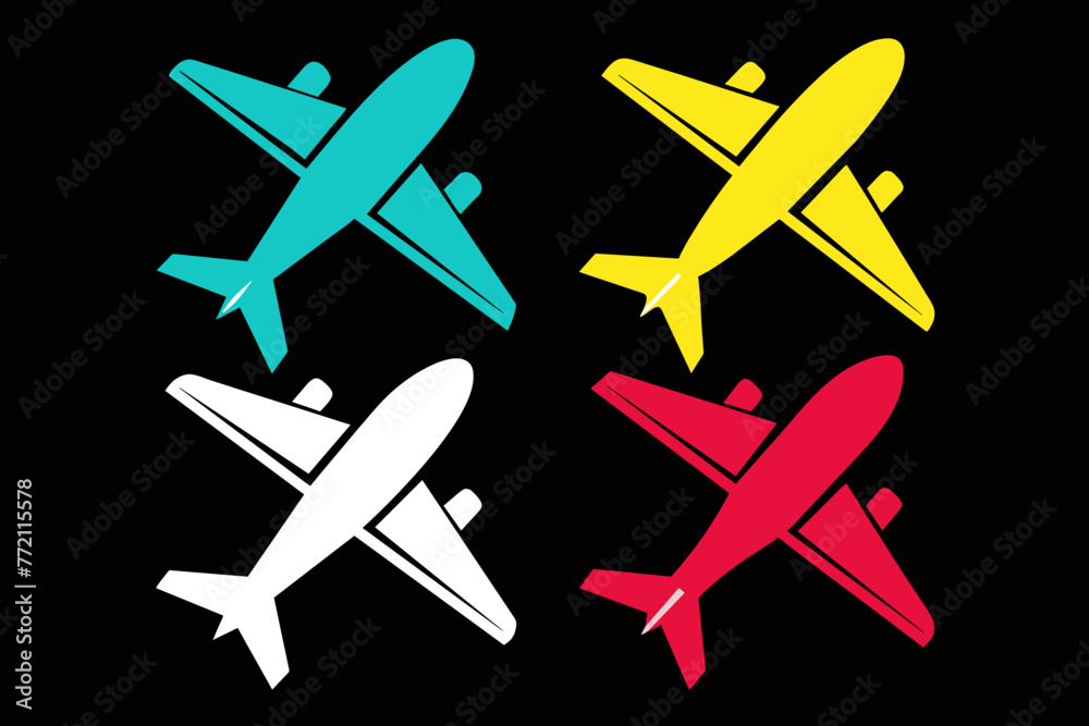 Airplane Icon vector design 