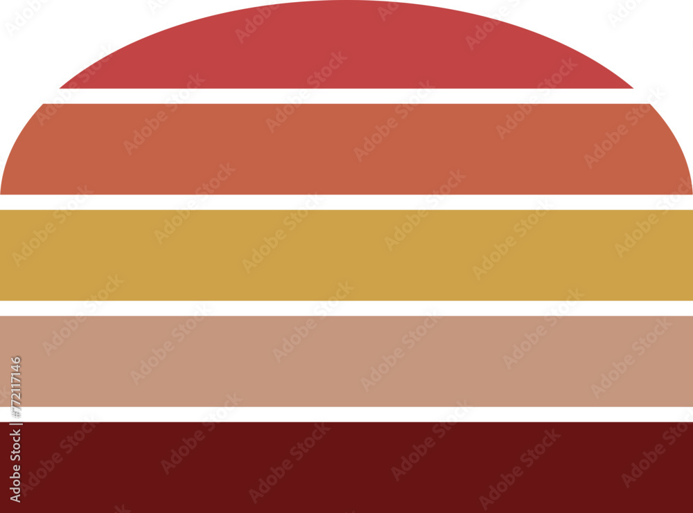 arch retro grunge sunset vector arch retro grunge sunset vector