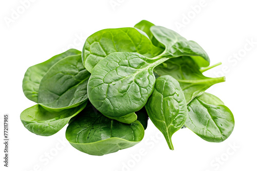 Spinach isolated on transparent background