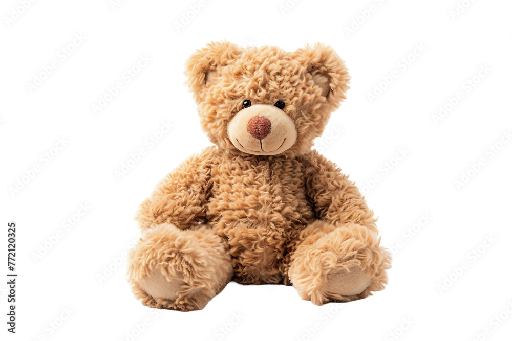 Teddy bear isolated on transparent background