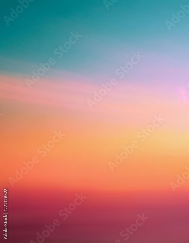 Sunset sky landscape