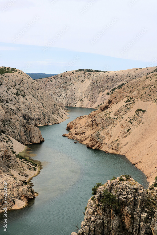 Winnetou viewpoint of the Zrmanja river, Croatia