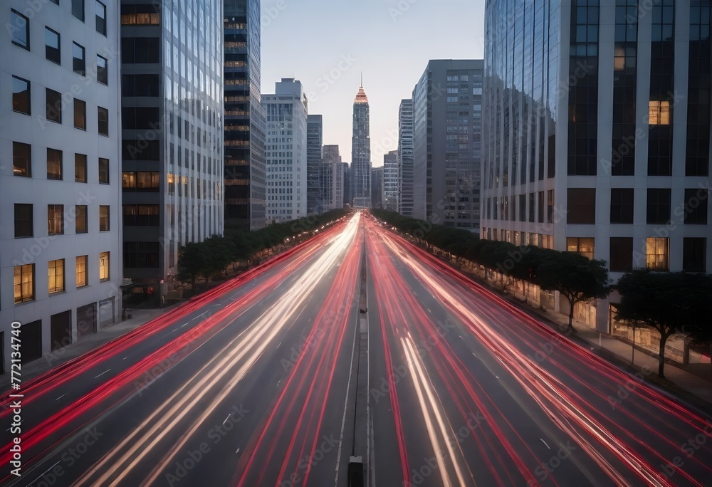 Fototapeta premium traffic at night