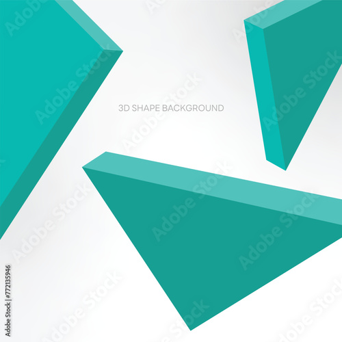 Vector Background of Triangle 3D shape
