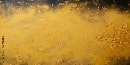 Yellow Chalk and Paint on a Blackboard Background, Yellow chalk, paint, blackboard background