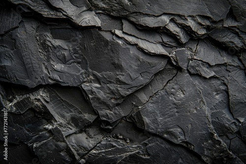 Background Abstract Black. Dark Grunge Textured Concrete Stone Wall