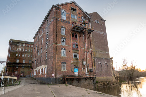 The abandoned Healings Flour Mill, Tewkesbury