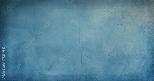 Photo of A bluecolored paper texture background with subtle grain and natural feel. Web banner with copyspace on the right --ar 128:67 --v 5.2 Job ID: d291391f-e068-4f6b-8ce1-3d03329d30f3
