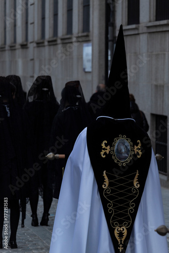 Procession of the Solitude, through the streets of Avila, march 2024
