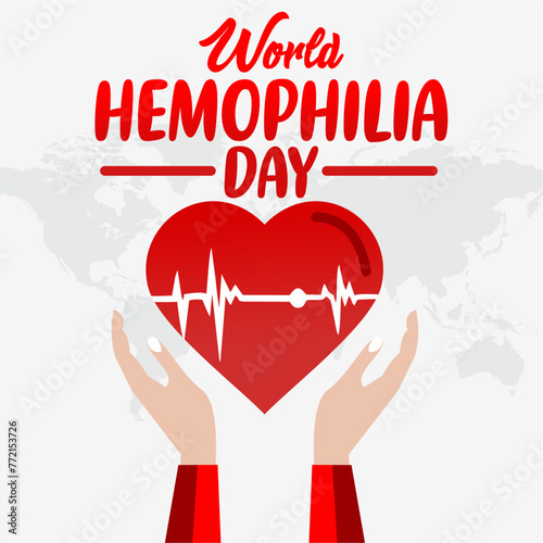 Commemorating World Hemophilia Day on April 17 2023. Hemophilia is a disorder in which blood cannot clot properly.