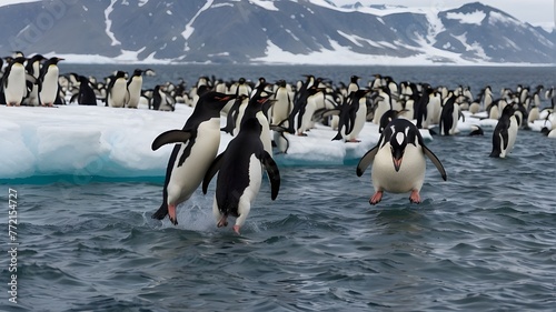 group of penguins