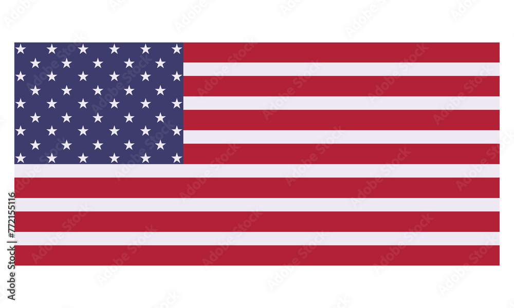 Obraz premium American Flag, Handmade Calligraphy Vector Illustration, Motivational Quotes With Hand Lettering Typography Vector Design, Hand-Drawn Lettering Phrases, Stickers, Mugs And Templates.