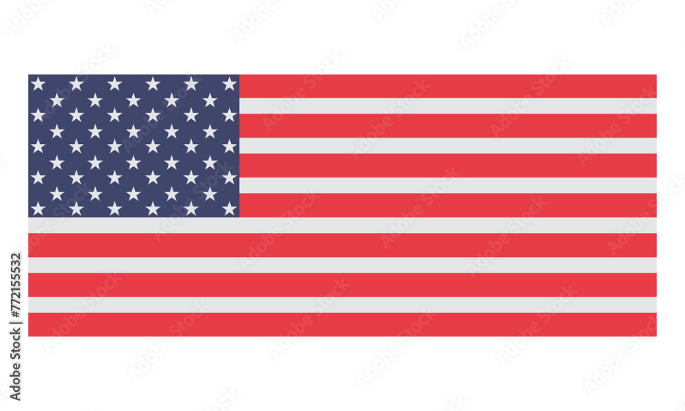 Obraz premium American Flag, Handmade Calligraphy Vector Illustration, Motivational Quotes With Hand Lettering Typography Vector Design, Hand-Drawn Lettering Phrases, Stickers, Mugs And Templates.
