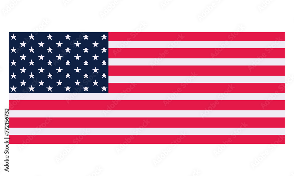 Obraz premium American Flag, Handmade Calligraphy Vector Illustration, Motivational Quotes With Hand Lettering Typography Vector Design, Hand-Drawn Lettering Phrases, Stickers, Mugs And Templates.