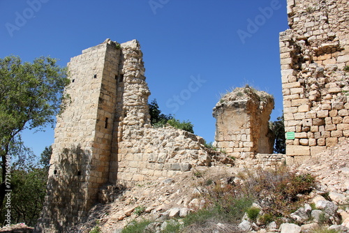 02/12/2024 Haifa Israel. Yehiam is the ruins of a Crusader and Ottoman-era fortress in western Galilee, Israel. photo