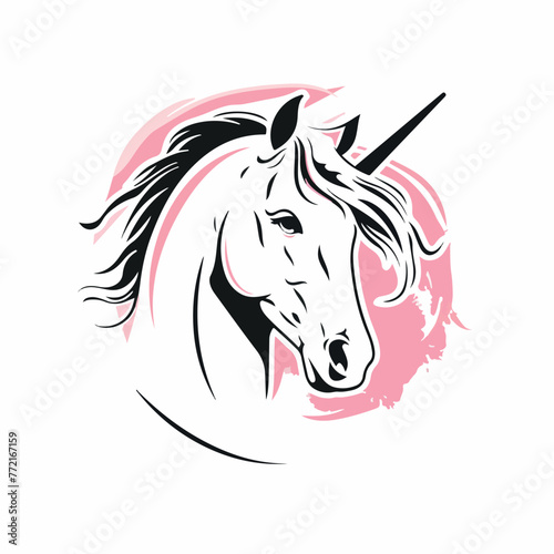 Horse in cartoon  doodle style. Image for t-shirt  web  mobile apps and ui. Isolated 2d vector illustration in logo  icon  sketch style  Eps 10. AI Generative