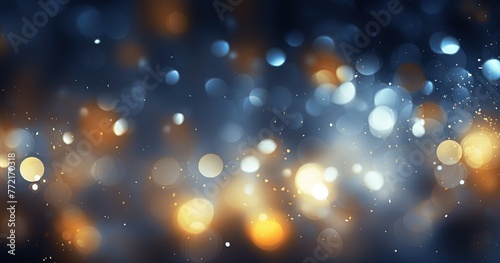 The background is blurshining on it, creating a sparkling effectred, with yellow and white lights  © abstract design